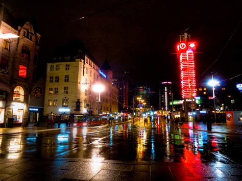 A Night View Of Downtown Oslo, Norway - foXnoMad