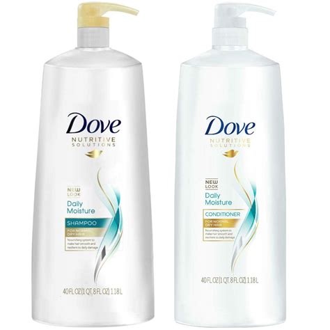 Dove Nutritive Solutions Daily Moisture, Shampoo and Conditioner Duo ...