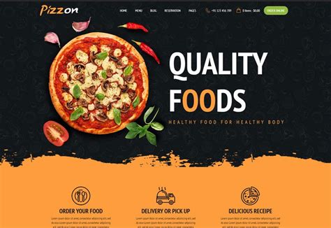 15+ Best Pizza Website Templates 2024 [Edition] - RadiusTheme