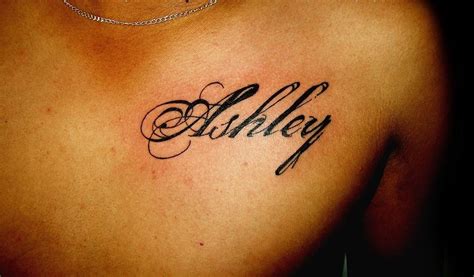 Diseño de Nombre Ashley | Picture tattoos, Tattoos, Name tattoos