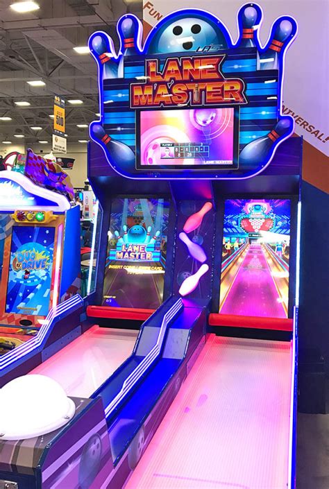 LED Lane Master Bowling Arcade Game - Glowing Bowling Rental Game