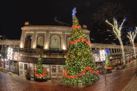 Quincy Market Holiday Lights Photograph by Joann Vitali - Fine Art America