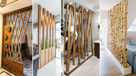 Creative ways to separate spaces using Wooden Room Dividers - YouTube