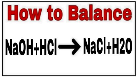 Stunning Nacl H2o Balanced Equation Physics 12 Formula Sheet Pdf