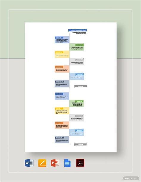 Product Development Template Excel