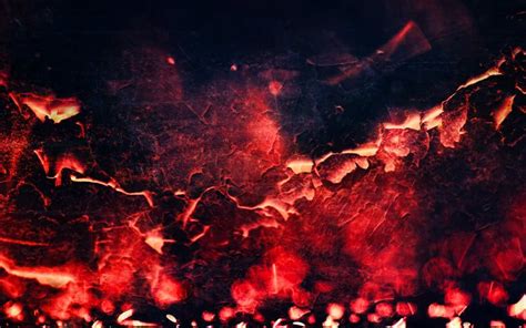 Download wallpapers red fire background, 4k, fire textures, fire flames ...