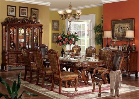 Acme | 12150 Dresden Formal Dining Room Set in Cherry | Dallas Designer ...