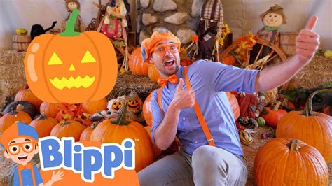 Blippi Explores A Pumpkin Patch! | Halloween Videos for Kids ...