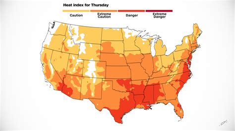 Heat index forecasts indicate danger for large parts of US | CNN