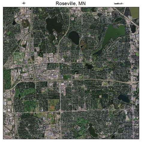 Aerial Photography Map of Roseville, MN Minnesota