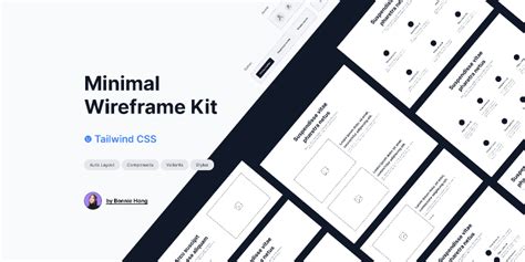 Minimal Wireframe Kit | Figma