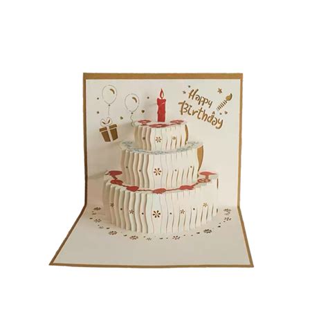 3D Birthday Cake Pop Up Birthday Card – The Cakery Hong Kong