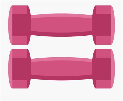 Dumbbell clipart pink dumbbell, Dumbbell pink dumbbell Transparent FREE ...