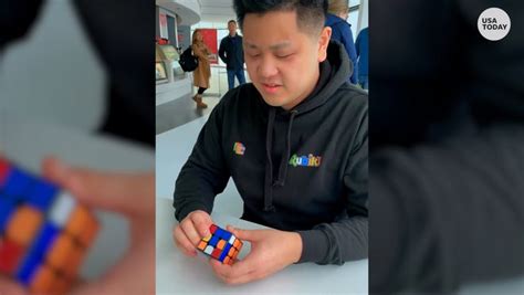 Rubik's Cube world record set in 3.13 seconds by Max Park: Watch