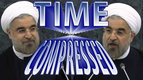 Iranian President TIME COMPRESSED Full Speech! UN Address Speeded Up ...