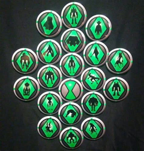 Ben 10 Omnitrix Aliens Set single Purchase or Set of 20 - Etsy | Ben 10 ...