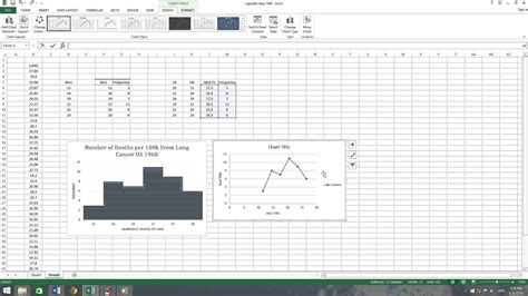 Frequency Polygon in Excel - YouTube