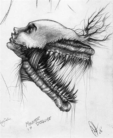 I would love to draw this | Scary drawings, Creepy drawings, Dark art ...