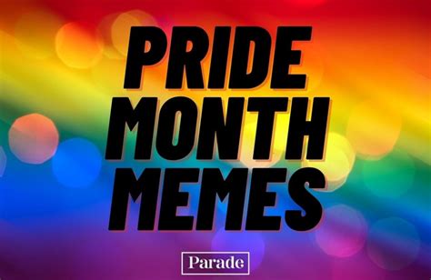 30 Pride Memes to Celebrate the LGBTQ+ Community (2024) - Parade