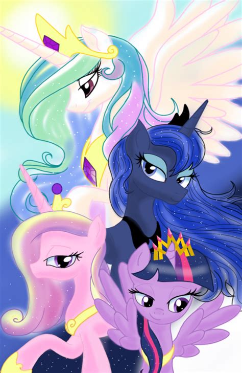 THE FOUR PRINCESSES OF EQUESTRIA | My little pony twilight, My little ...