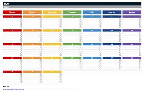 2023 Calendar Spreadsheet Template