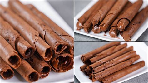 CHOCOLATE WAFER ROLL RECIPE | NO OVEN | NO EGG | EASY CHOCOLATE WAFER ...