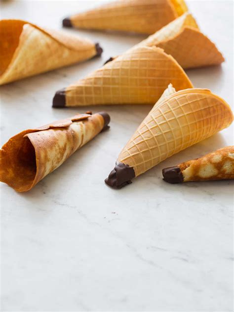 Homemade Ice Cream Cones recipe | Spoon Fork Bacon