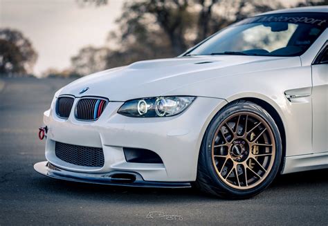 Apex Wheels - Matte bronze ARC-8 wheels on a white E92...