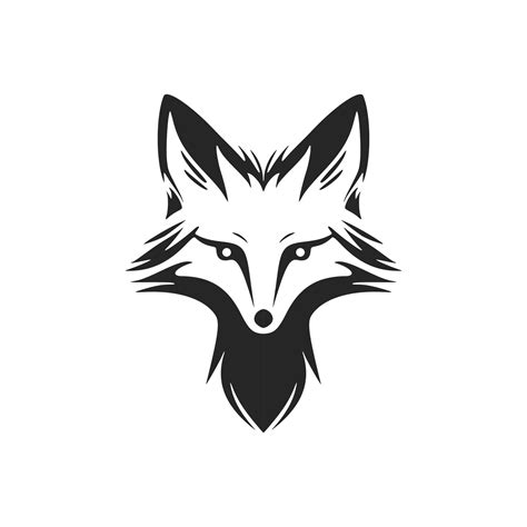 Fox logo, black and white, to make your brand look stylish and polished ...