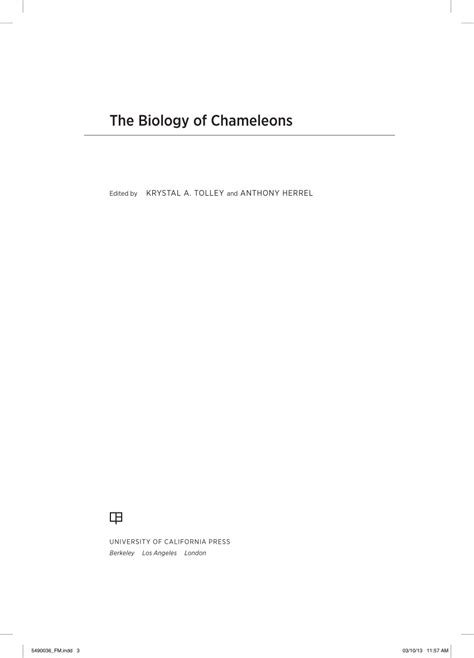 (PDF) Chameleon anatomy