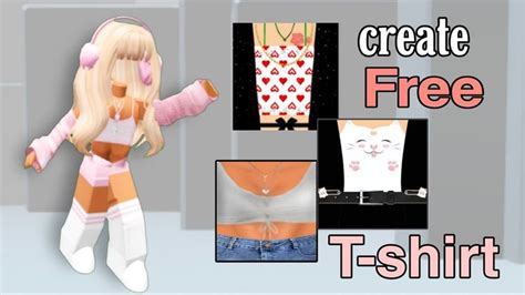 How to make free T-SHIRT in ROBLOX 💥💅 | Free tshirt, T shirt tutorial ...