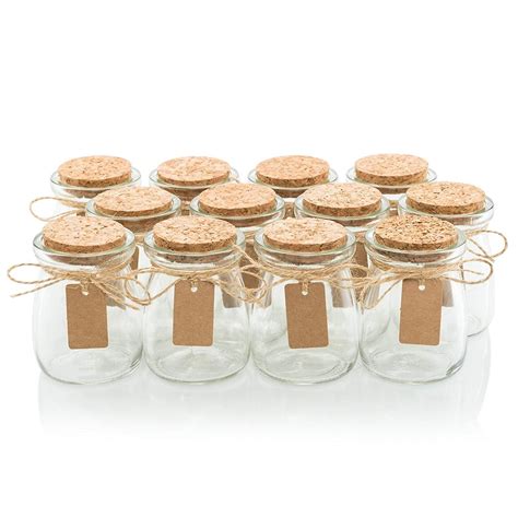 Glass Favor Jars With Cork Lids | Best Wedding Favors From Amazon ...