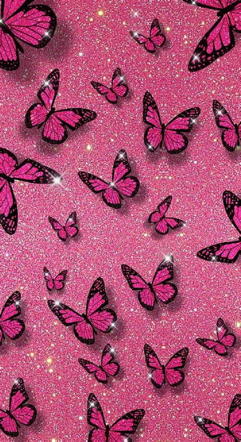 Butterfly, girl, pink, HD phone wallpaper | Peakpx