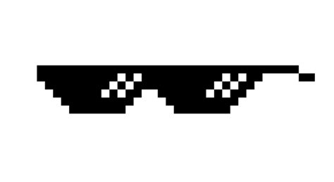 Pixel Sunglasses Png On Transparent Background