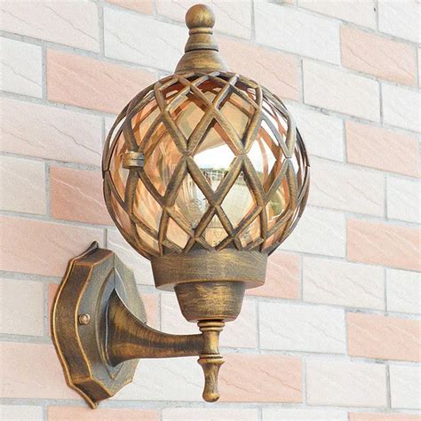 Outdoor waterproof Wall Lamps Continental simple courtyard living room ...