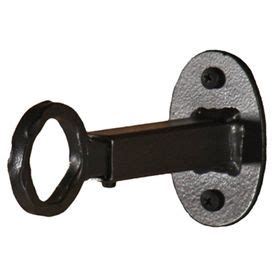 Single Wrought Iron Curtain Rod Bracket | Fits 1-in Rods | Curtain ...