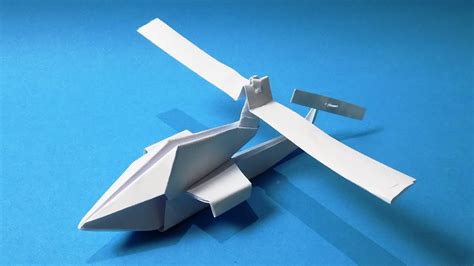 Make Your Own Helicopter with Easy Origami Instructions – easy origami ...