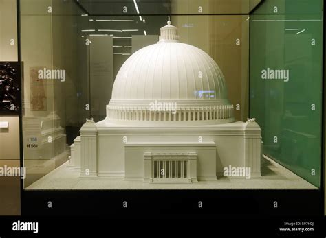 A replica of Albert Speer's model of the gigantic Volkshalle, part of ...