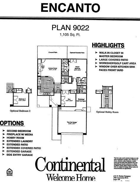 Continental Homes Floor Plans Arizona