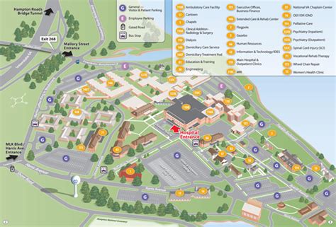 Campus Map | VA Hampton Health Care | Veterans Affairs