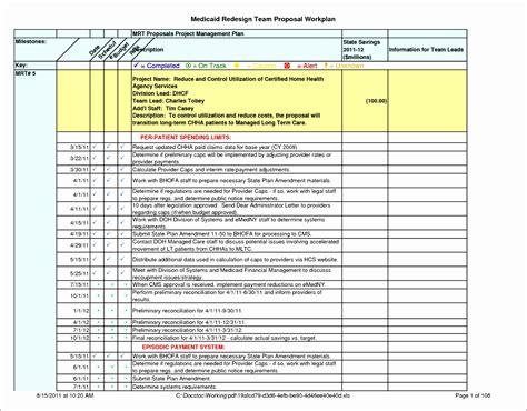 10 Free Excel Project Plan Template - Excel Templates - Excel Templates