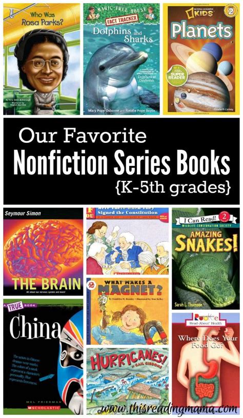 Favorite Nonfiction Series Books {for K-5th grades} - This Reading Mama ...