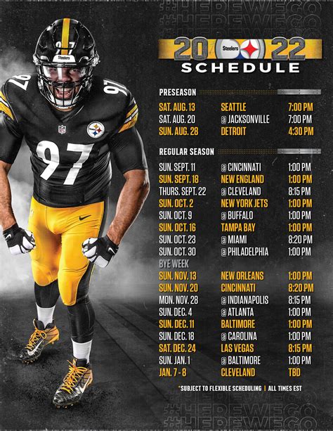 Pittsburgh Steelers 2021 Schedule: Mobile, Desktop Wallpaper Downloads ...