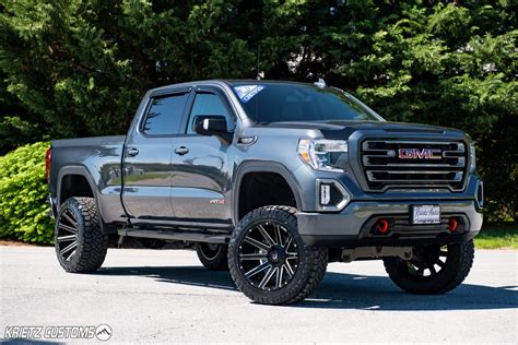 Lifted 2019 GMC Sierra 1500 AT4 with 22×12 Fuel Contra Wheels and 4 ...