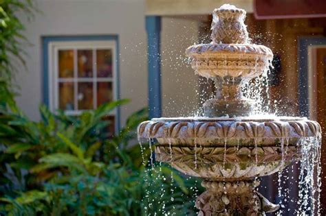 Garden Treasures Resin Rock Waterfall Fountain - Garden Design Ideas