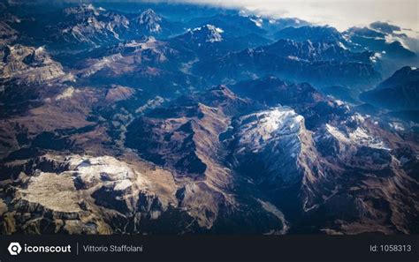 Free Aerial View Of Mountains Photo | Aerial view, Mountain photos ...