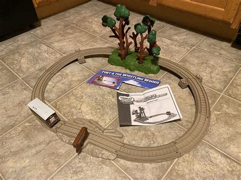 P859 Thomas Trackmaster Toby & Whistling Woods Train Track Set ...