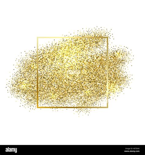 Gold sparkles on white background. Gold glitter background. Gold ...