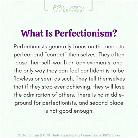 Perfectionism & OCD: Understanding the Connection & Differences