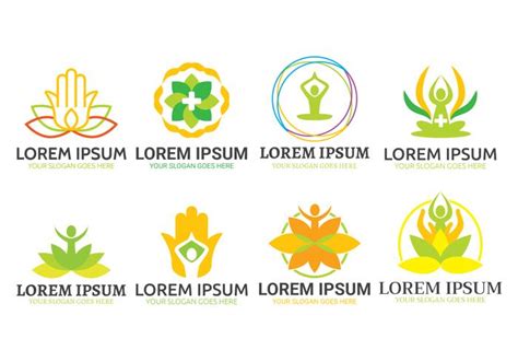 Healing logo vector set 179610 Vector Art at Vecteezy